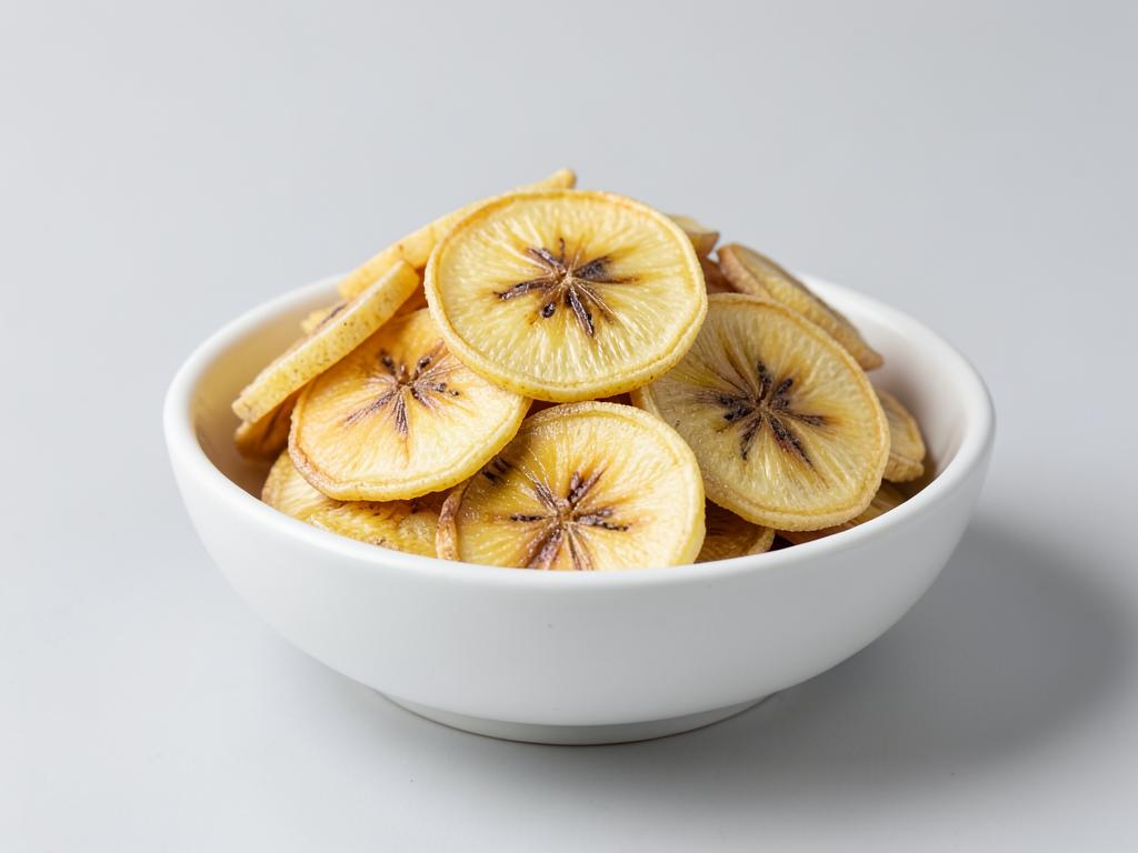 Dehydrated Banana Slices supplied by Nethra Global Exim